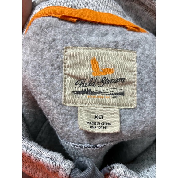 Field & Stream Men’s Jacket Quarter Zip Gray Sz XLT - Picture 6 of 16